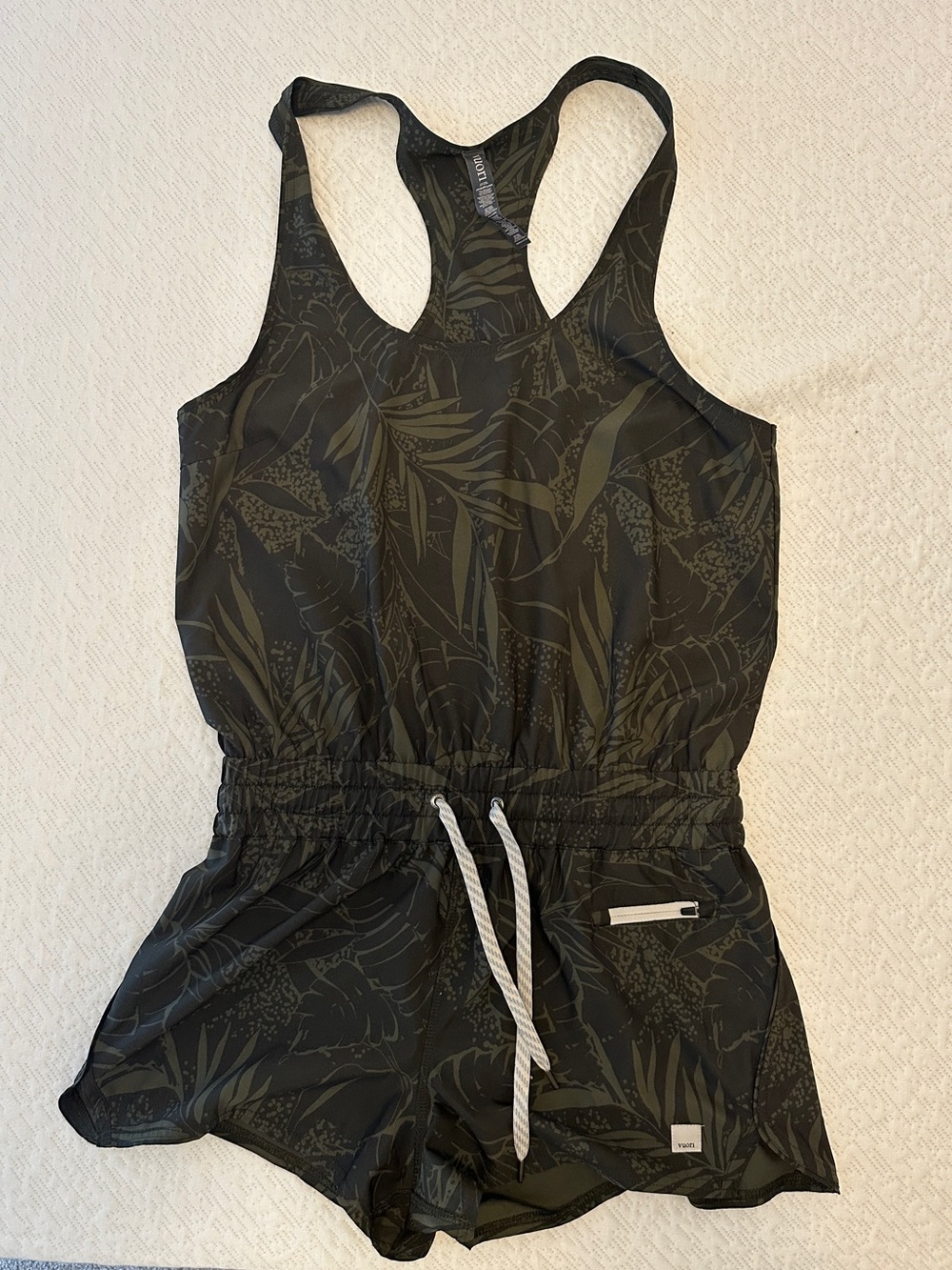 Vuori Clementine Romper Oregano Rainforest Medium